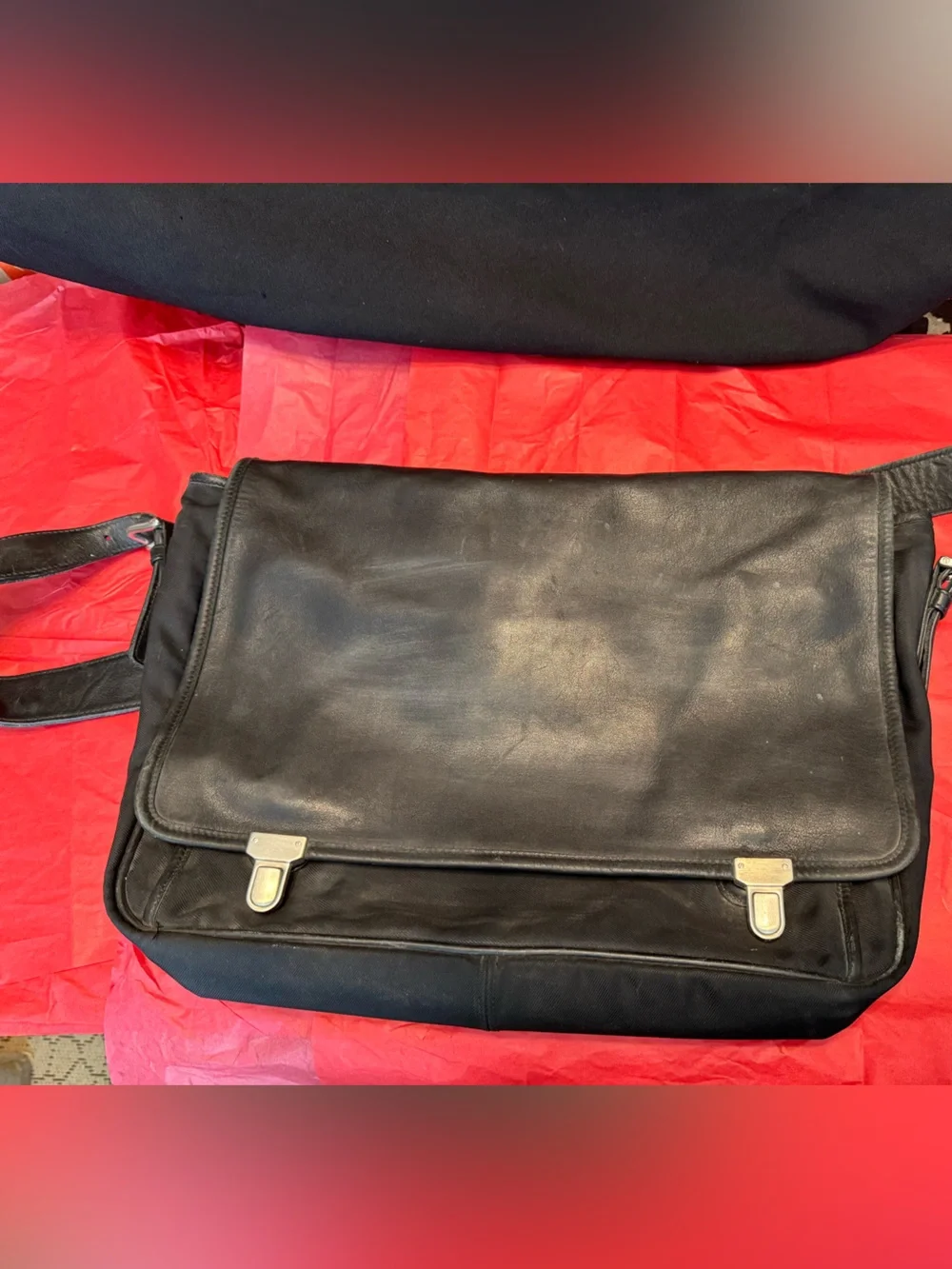 Coach Leather Laptop Messenger Bag Style 5100 – B0L Serial – Business Briefcase